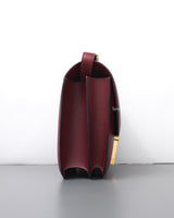 Hermes Constance 24 | Rouge Epsom Gold Hardware-side