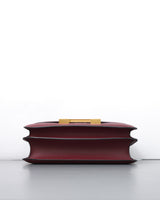 Hermes Constance 24 | Rouge Epsom Gold Hardware-details