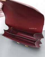 Hermes Constance 24 | Rouge Epsom Gold Hardware-details