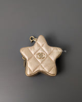 Chanel Mini Flap Bag 24C Metallic Gold Patent Leather Gold Hardware-details