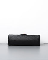 Chanel Reissue 2.55 Small | Black Aged Calfskin Brushed Gold Hardware-details