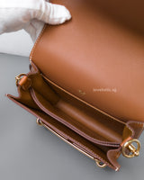 Hermes Roulis Mini | Gold Evercolor Gold Hardware-details