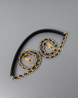 Chanel Coco Handle Small | Black Caviar Brushed Gold Hardware-details