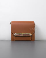 Hermes Roulis Mini | Gold Evercolor Gold Hardware-front1