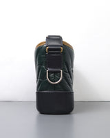 Chanel Gabrielle Hobo Small | Green Black Calfskin Multicolored Hardware-details