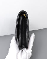 Chanel Wallet On Chain Black Caviar Gold Hardware-details