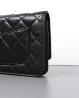 Chanel Wallet On Chain Black Caviar Gold Hardware-details