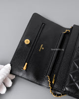 Chanel Wallet On Chain Black Caviar Gold Hardware-details