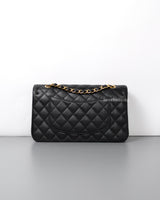 Chanel Classic Flap Medium | Black Caviar Gold Hardware-back