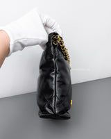 Chanel Chanel 22 Mini | Black Lambskin Brushed Gold Hardware-side