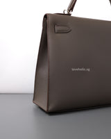Hermes Kelly Sellier 32 | Etain Epsom Palladium Hardware-details