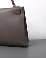 Hermes Kelly Sellier 32 | Etain Epsom Palladium Hardware-details