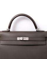 Hermes Kelly Sellier 32 | Etain Epsom Palladium Hardware-details