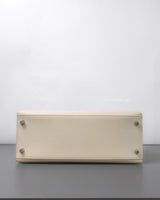 Hermes Kelly Sellier 28 | Craie Epsom Palladium Hardware-details