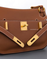 Hermes Jypsiere Mini | Gold Evercolor Gold Hardware-details