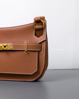 Hermes Jypsiere Mini | Gold Evercolor Gold Hardware-details