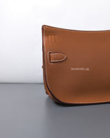 Hermes Jypsiere Mini | Gold Evercolor Gold Hardware-details