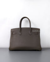 Hermes Birkin Retourne 30 | Etoupe Togo Gold Hardware-back