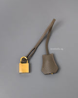 Hermes Birkin Retourne 30 | Etoupe Togo Gold Hardware-details