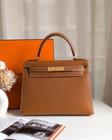 Hermes Kelly Sellier 28 | Gold Epsom Gold Hardware-front