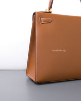 Hermes Kelly Sellier 28 | Gold Epsom Gold Hardware-details