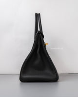 Hermes Birkin Retourne 30 | Black Togo Gold Hardware-side
