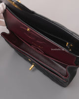 Chanel Classic Flap Medium | Black Caviar Gold Hardware-details