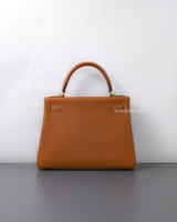 Hermes Kelly Retourne 28 | Gold Togo Gold Hardware-back