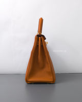 Hermes Kelly Retourne 28 | Gold Togo Gold Hardware-side