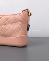 Chanel Gabrielle Hobo Small | Pink Lambskin Multicolored Hardware-details
