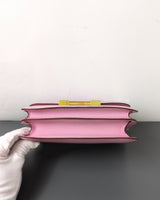 Hermes Constance Mini 18 | Mauve Sylvestre Chevre Mysore Gold Hardware-details
