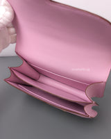 Hermes Constance Mini 18 | Mauve Sylvestre Chevre Mysore Gold Hardware-details
