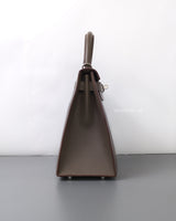 Hermes Kelly Sellier 28 | Etain Epsom Palladium Hardware-side