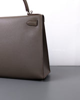 Hermes Kelly Sellier 28 | Etain Epsom Palladium Hardware-details