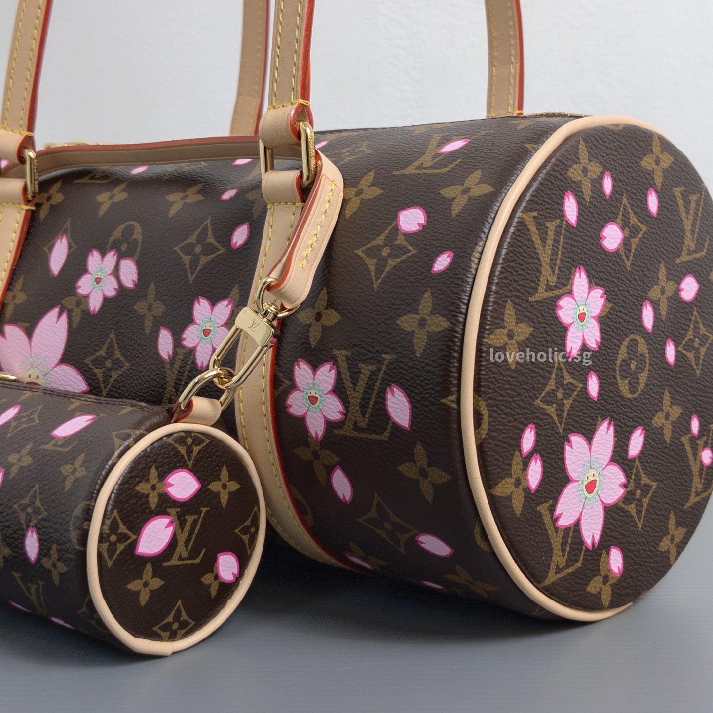 LV x TM Takashi Murakami Monogram | Cherry Blossom Canvas Gold Hardware