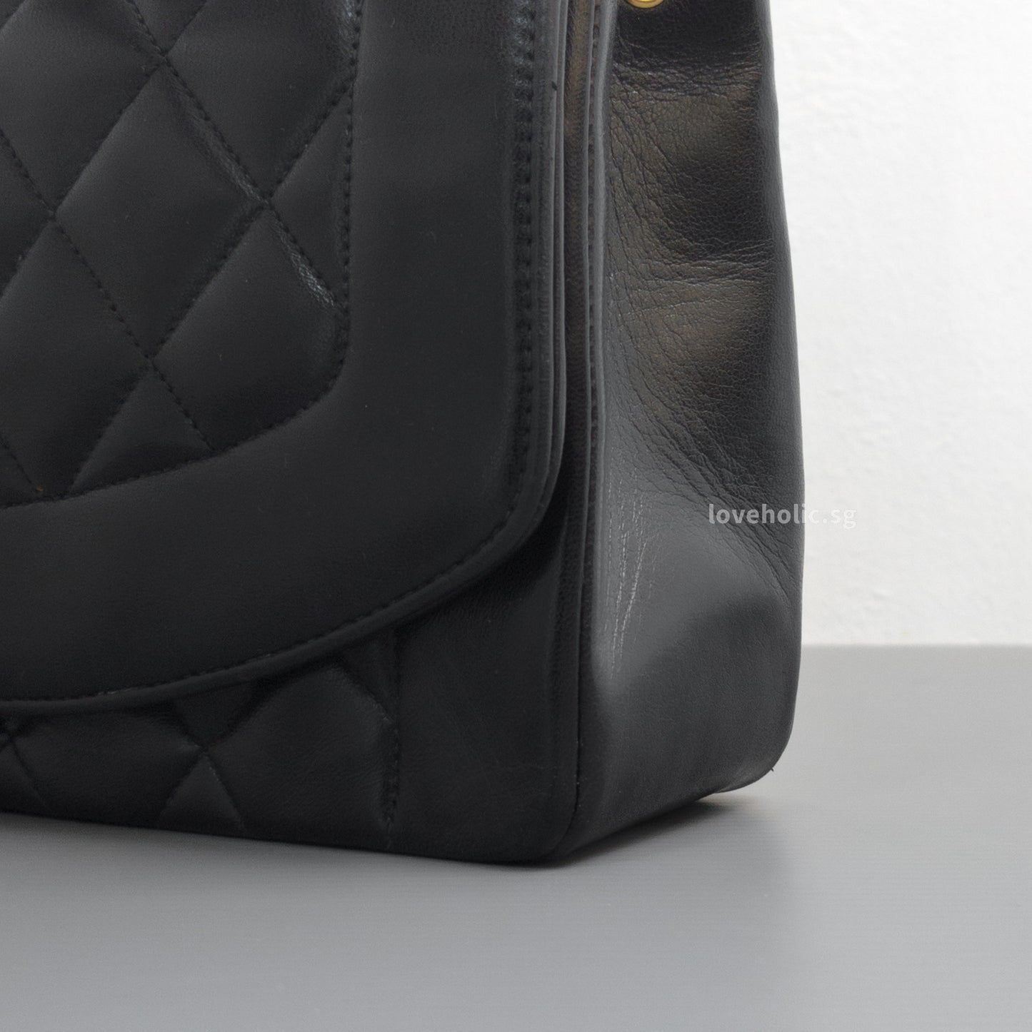 Diana Medium | Black Lambskin 24K Gold Hardware