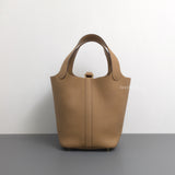 Hermes Picotin Lock 18 Biscuit Taurillon Clemence Gold Hardware-back
