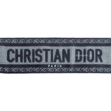 Dior Belt Guitar strap | Navy Fabric Brushed Gold Hardware