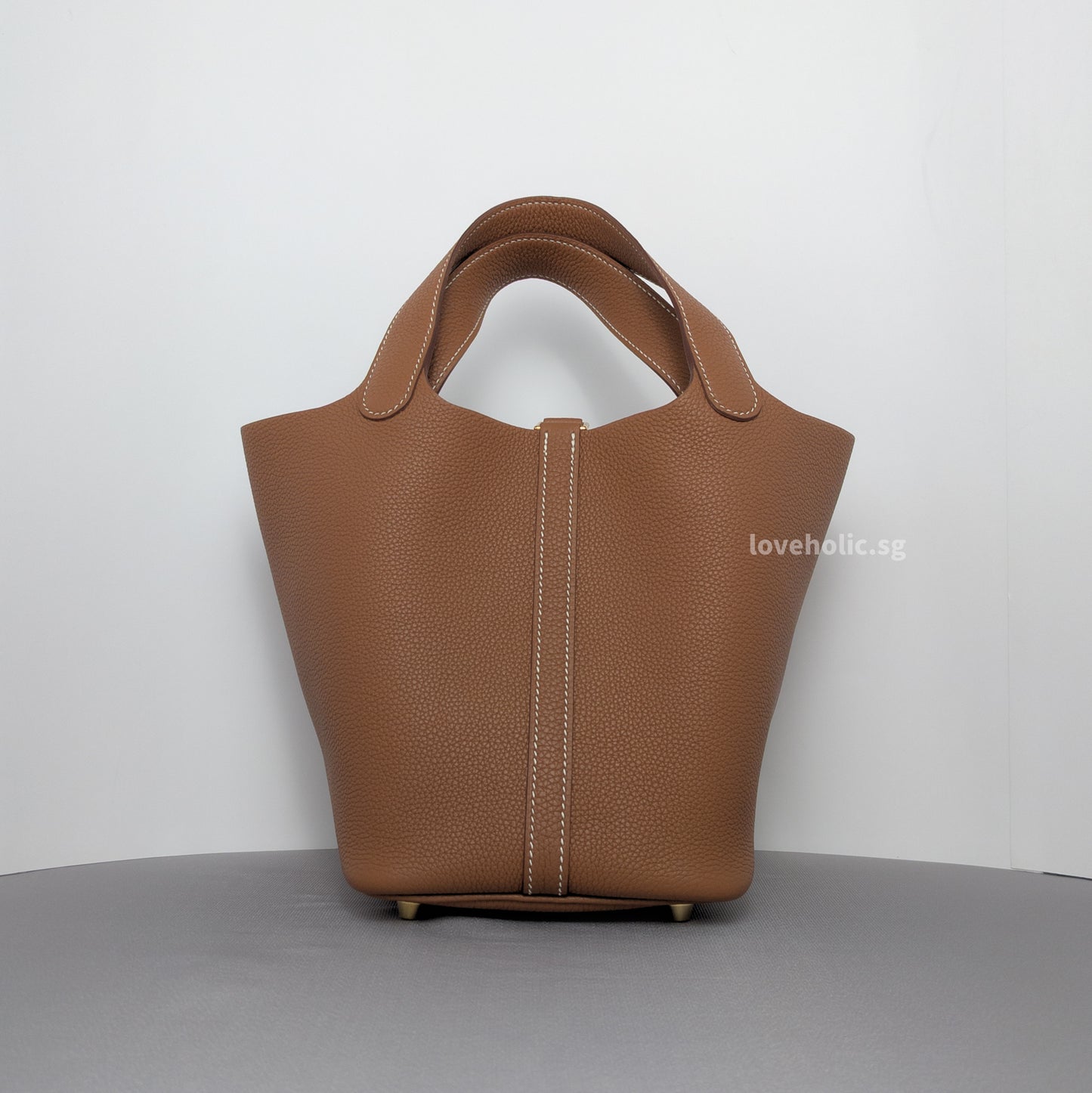 Hermes Picotin Lock 18 Gold Taurillon Clemence Gold Hardware-back