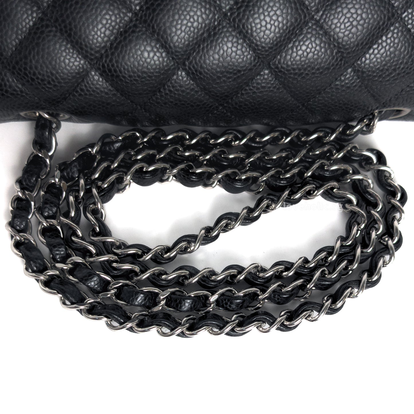 Chanel Classic Flap Mini Rectangle | 18S Black Caviar Silver Hardware