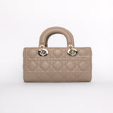 Dior Lady D-Joy Small | Beige Lambskin Gold Hardware