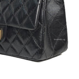 Chanel Reissue 2.55 Mini | Black Calfskin Brushed Gold Hardware