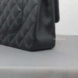 Classic Flap Medium | Black Lambskin Silver Hardware