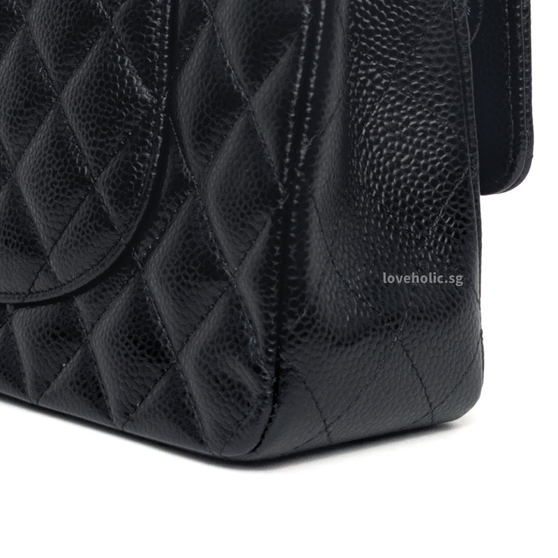 Chanel Classic Flap Medium | Black Caviar Gold Hardware