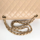 Chanel Classic Flap Medium | Beige Caviar Gold Hardware