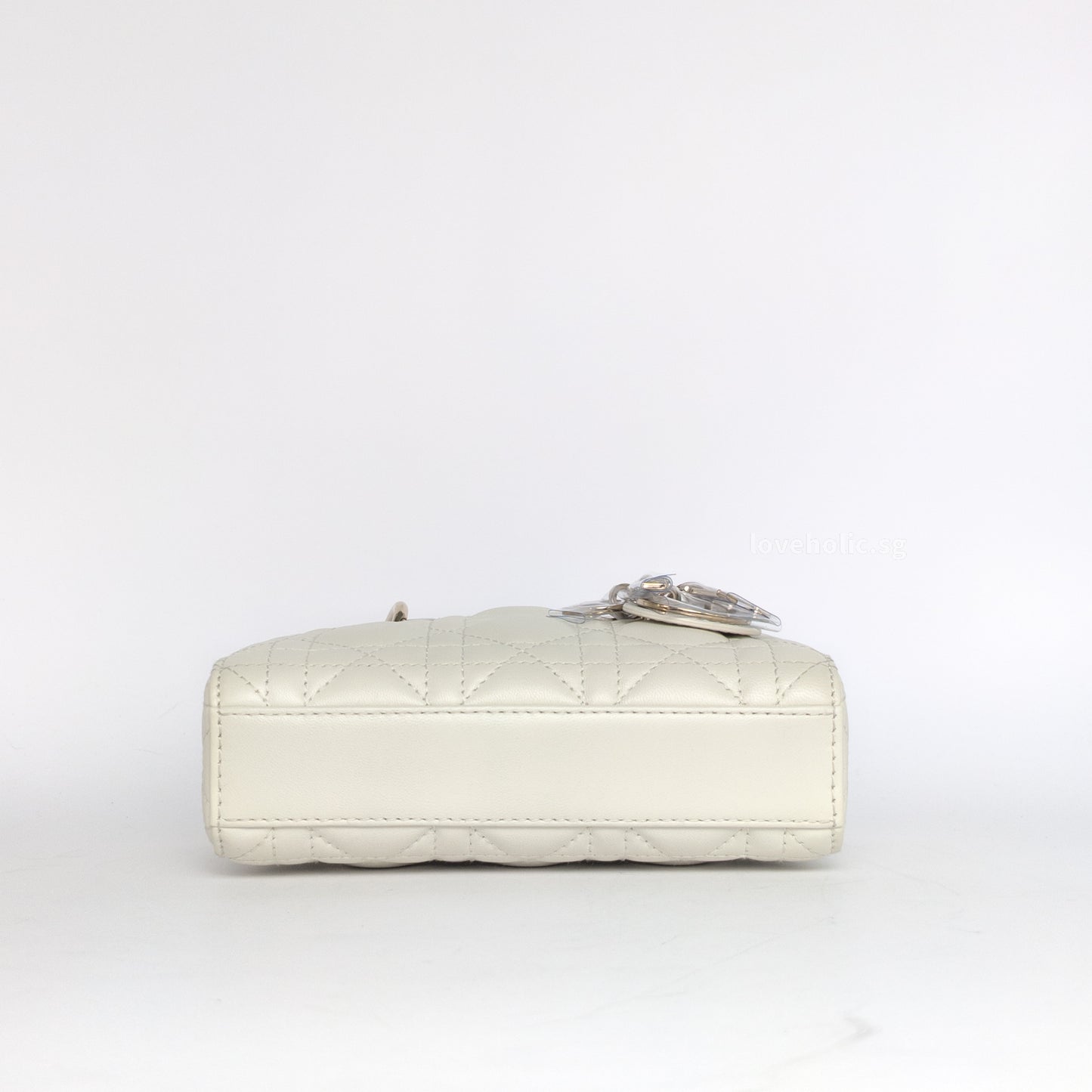 Lady D-Joy Micro | Latte Lambskin Light Gold Hardware