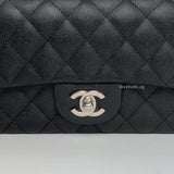 Chanel Classic Flap Mini Rectangle | 18B Black Caviar Silver Hardware