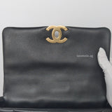 Chanel 19 Small | Black Lambskin Multicolored Hardware