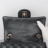 Classic Flap Mini Rectangle | 17B/17C Black Caviar Light Gold Hardware