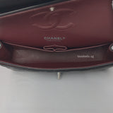Classic Flap Medium | Black Lambskin Silver Hardware